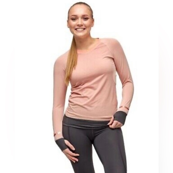 Kari Traa Sigrun Long Sleeve Top in Pale Drirelease Wool style 622189 size small - Picture 1 of 7